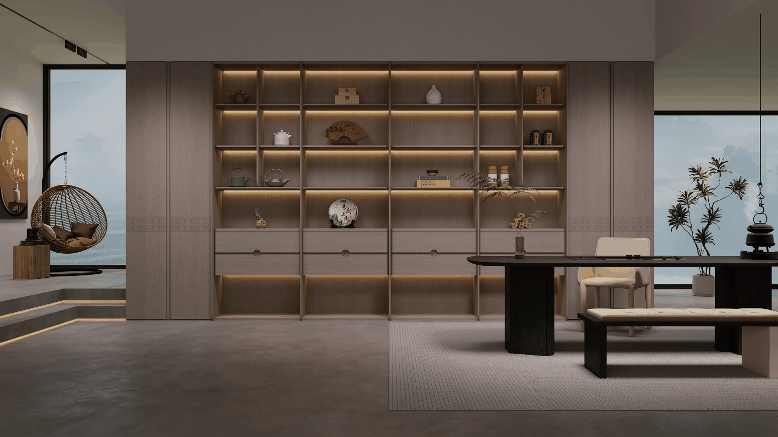 Tea Display Cabinet