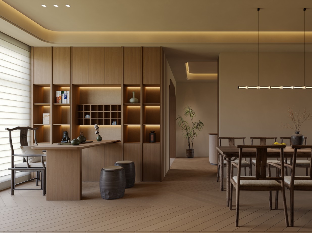 Song-style Aesthetics Tea Room System