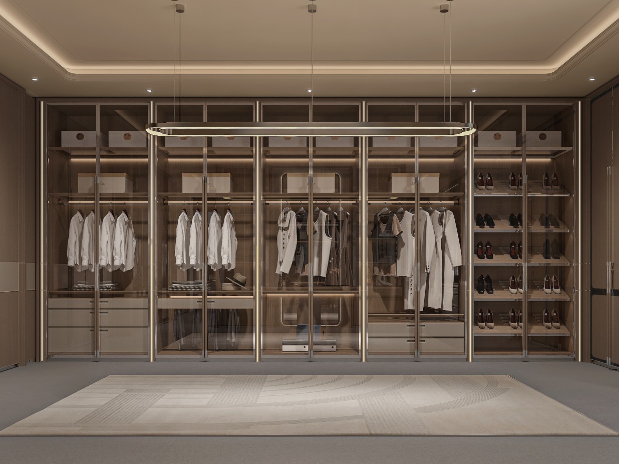Italian Light Luxury Closet System