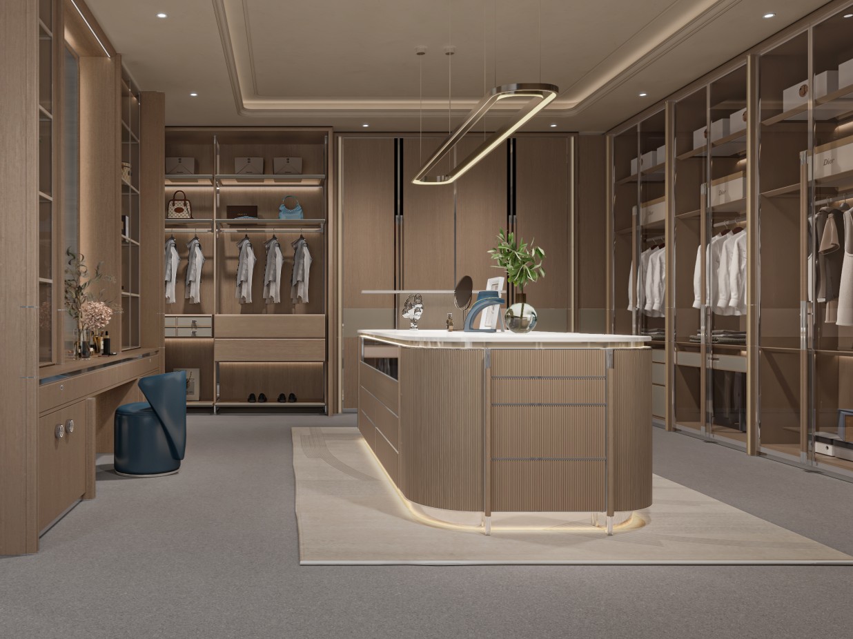Italian Light Luxury Closet System