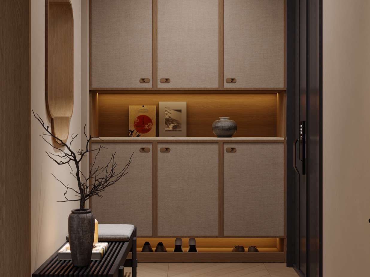 Song Dynasty Aesthetics Entryway Cabinet