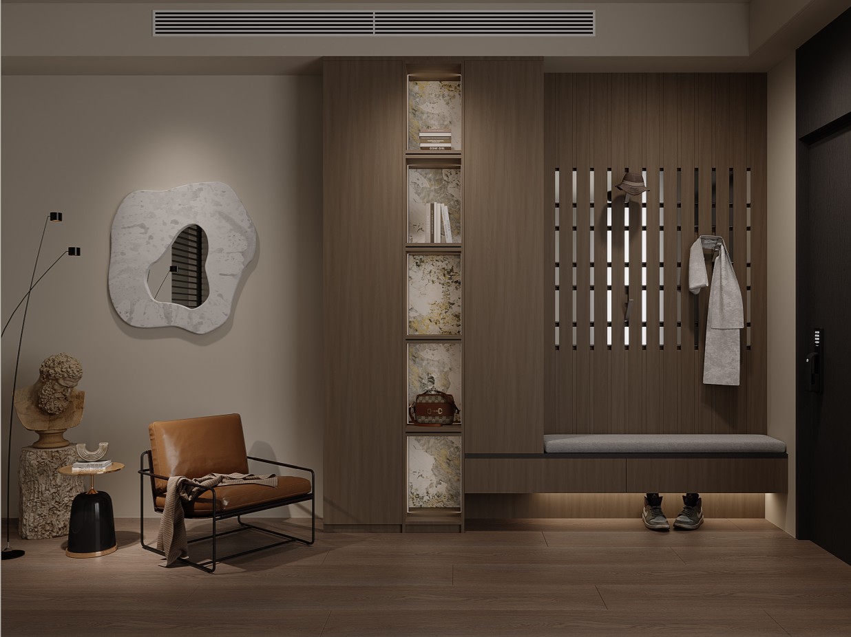 Modern entrance foyer