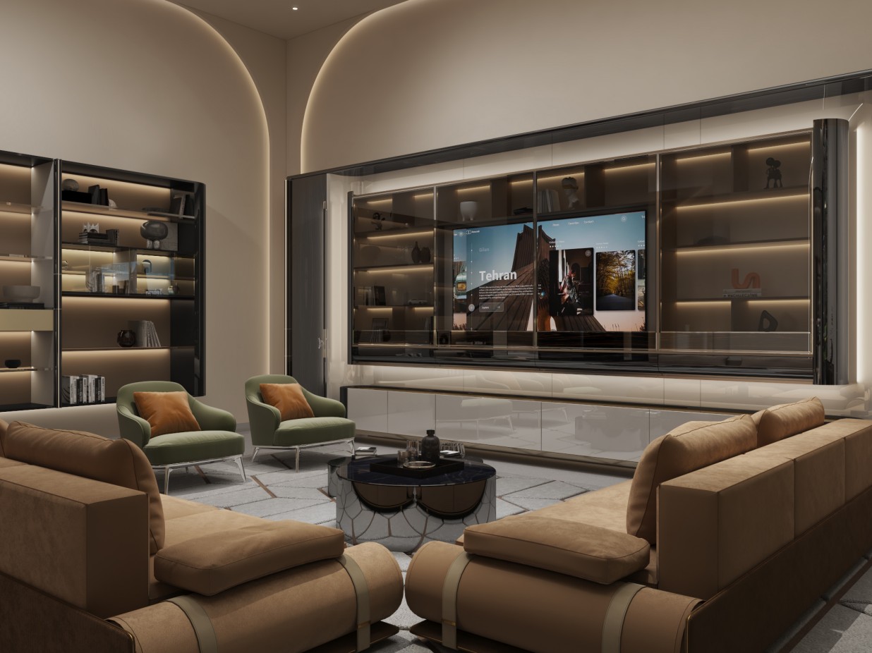 Italian Light Luxury Living Room System
