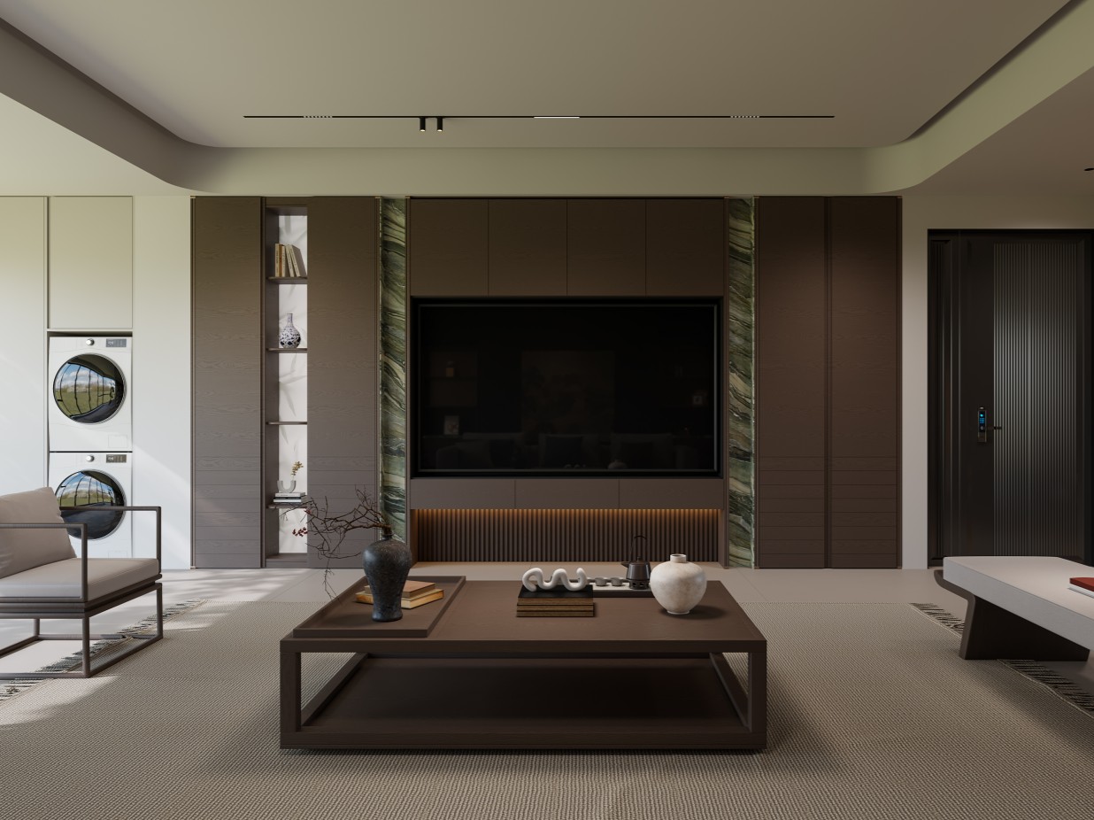 Simple New Chinese TV Cabinet System