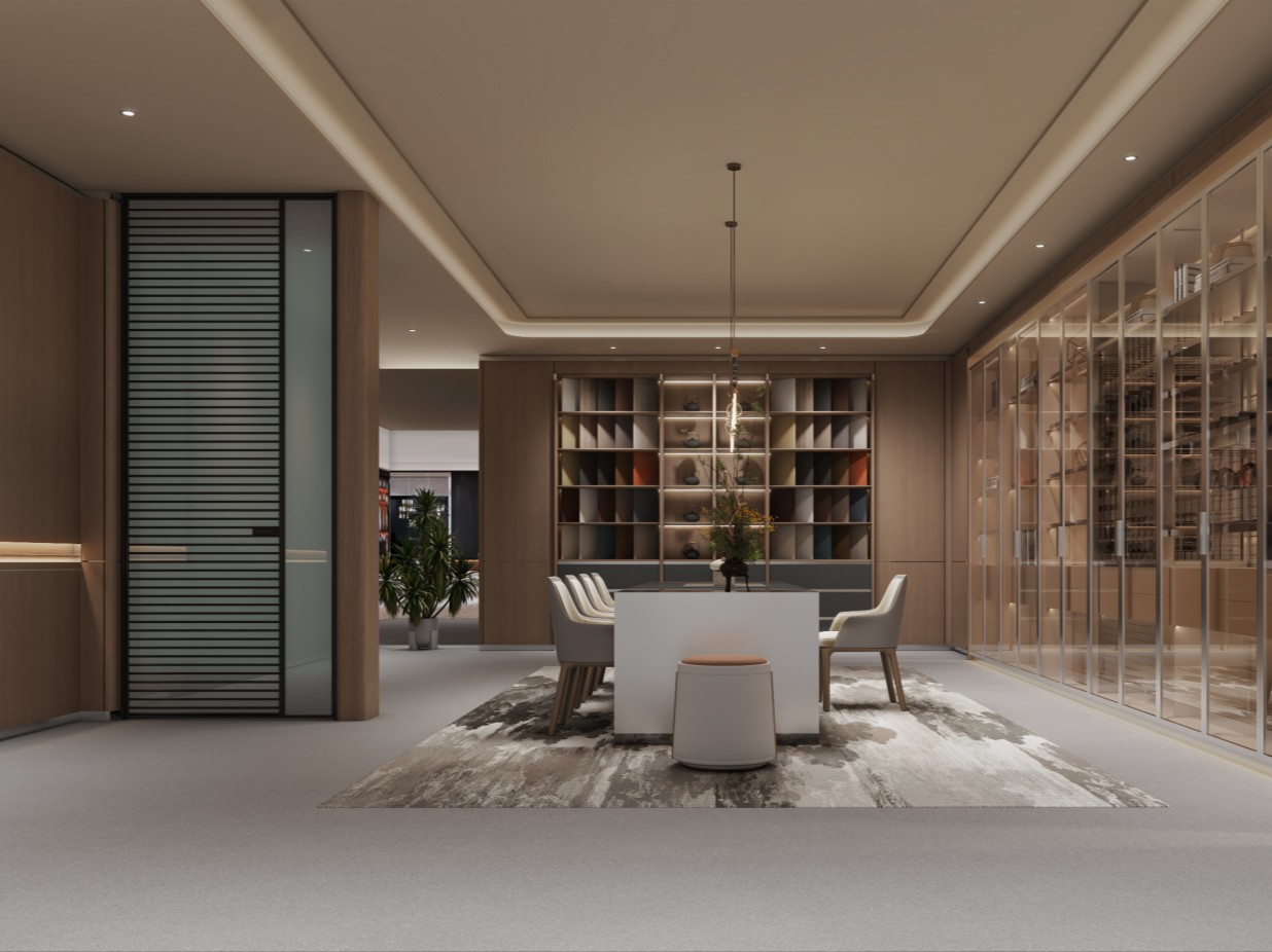 Italian Light Luxury Social Space System