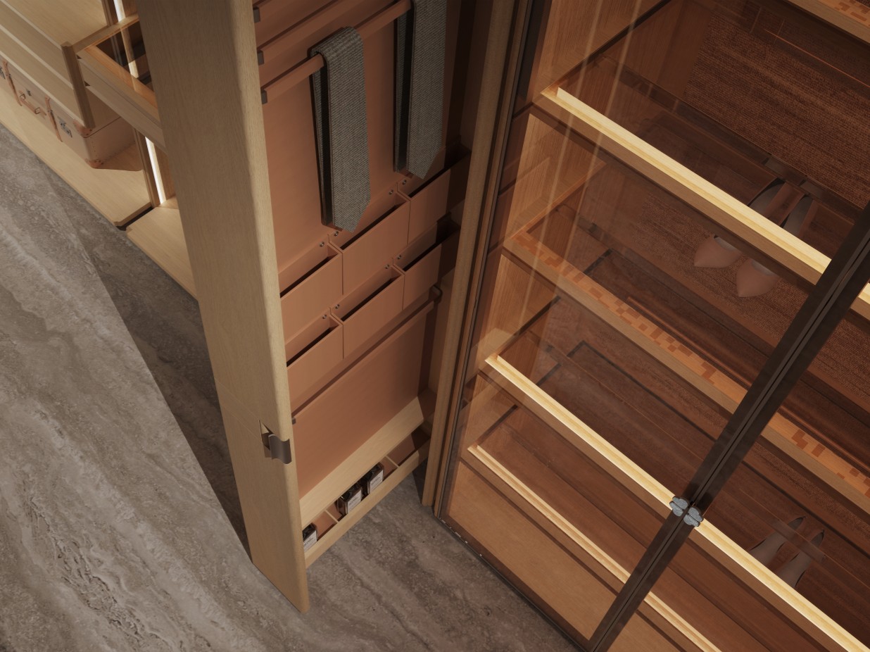 Modern New Chinese Closet System