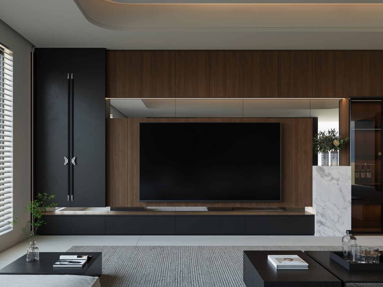 Italian Minimalist TV Cabinet System