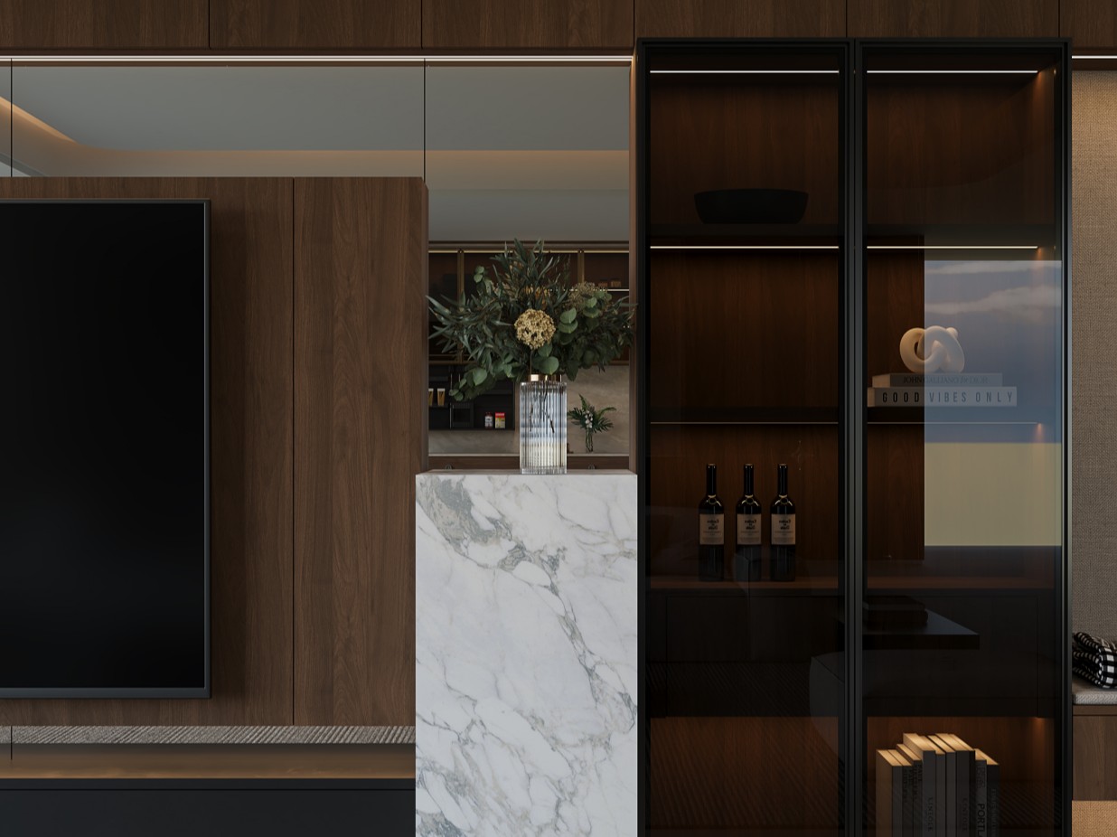 Italian Minimalist TV Cabinet System