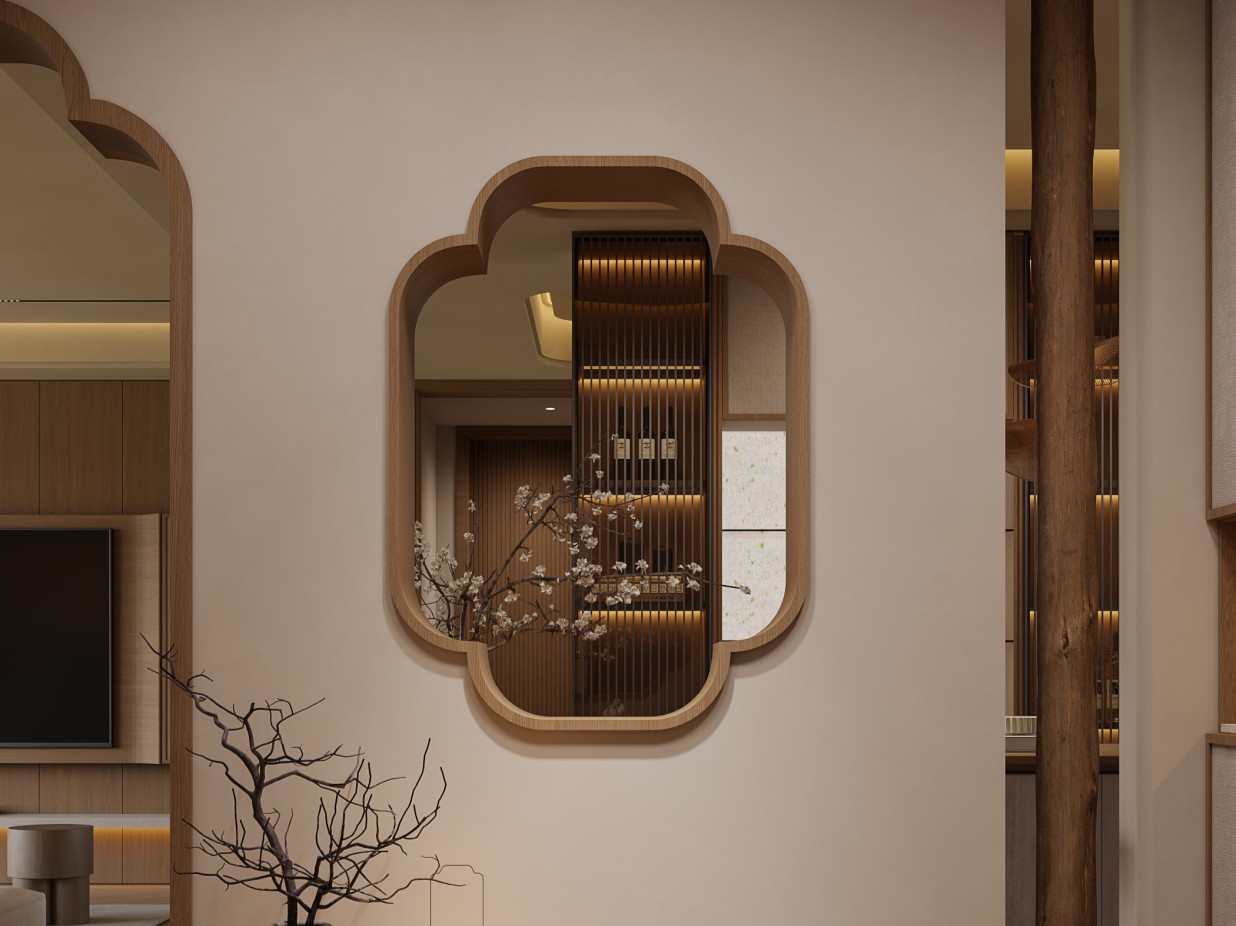 Song Dynasty Aesthetics Entryway Cabinet