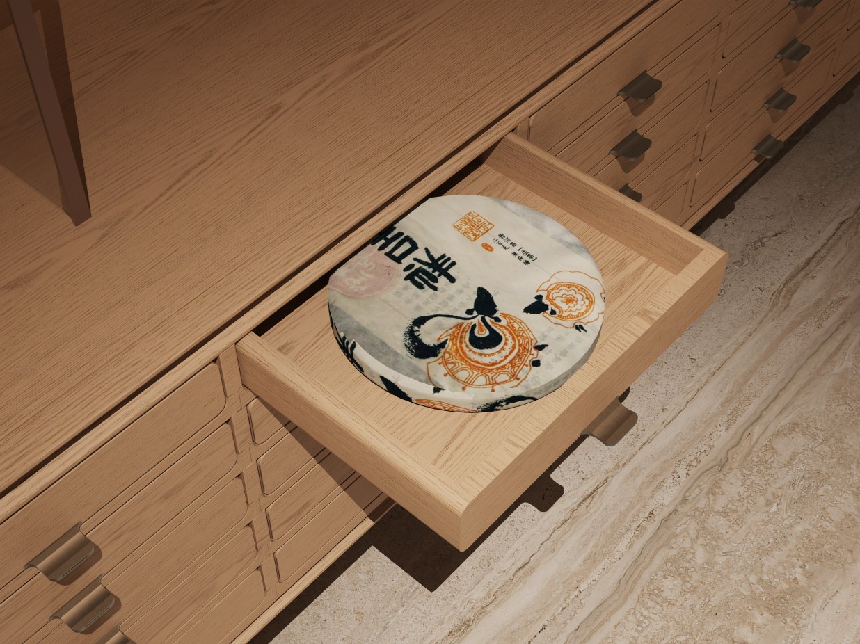 Modern New Chinese Tea Cabinet System