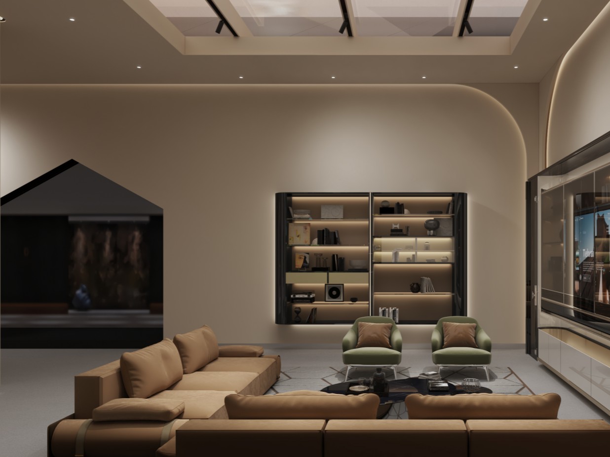 Italian Light Luxury Living Room System