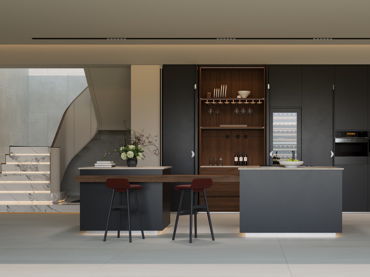 Italian Minimalist Cabinet System