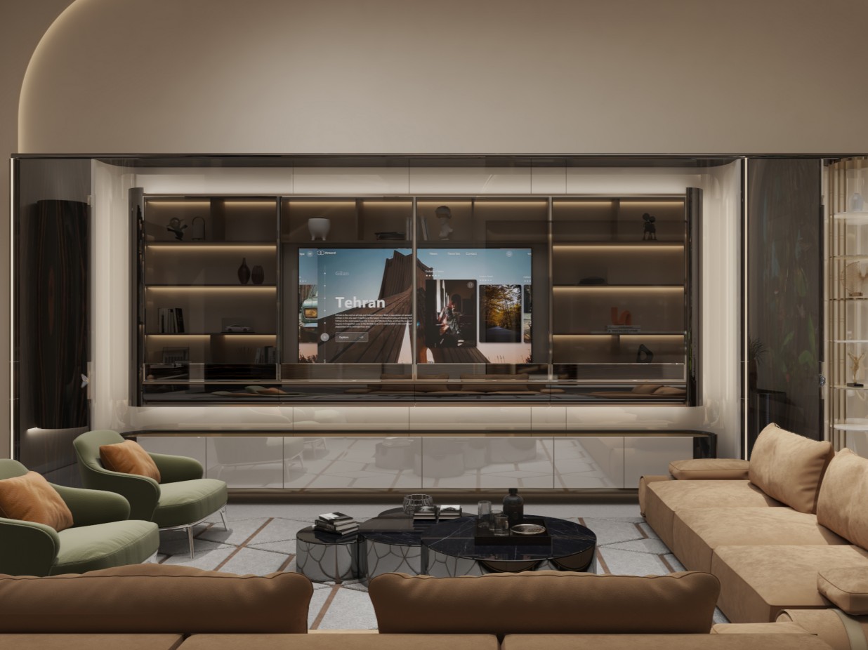 Italian Light Luxury Living Room System